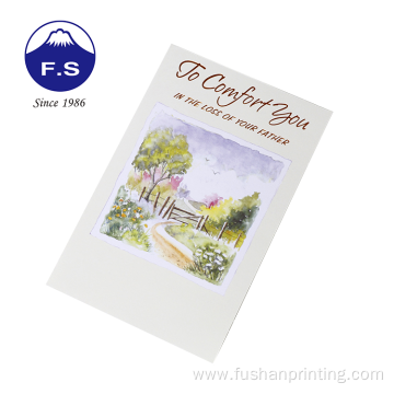 Custom eco friendly christmas photo recycled greeting cards